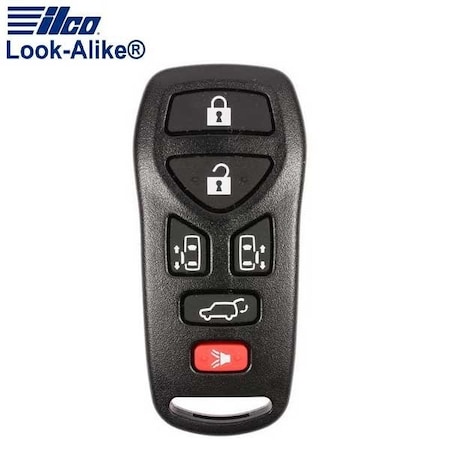 Ilco LAL RKE-NIS-6B1 6 Button Nissan Remote Keyless Entry (KBRASTU51) ILCO-AX00013610